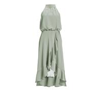 SWING - Cocktailkleid aus Satin mit Volant pistachio green - Gr. - 38
