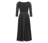 SWING - Cocktailkleid aus Spitze und Chiffon black - Gr. - 34