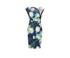SWING Cocktailkleid dunkelblau | 46