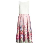 SWING - Cocktailkleid mit Bordüren-Print soft pink/multi, 4OS