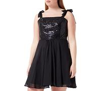 Swing Damen Cocktailkleid mit Pailletten, Gr. 38, Schwarz (schwarz 1010)