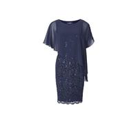 Swing Damen Abendkleid 77760410 mit Paillettenbesatz Blau Größe 46
