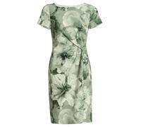 SWING - Etuikleid aus bedrucktem Scuba mit Falten Detail deep slate / multi, 4OS