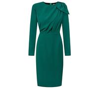 Swing Fashion Damen Kleid Elegant | Bleistiftkleid | Business Kleider | Etuikleider | Festliches Kleid | Partykleid | Cocktailkleider | Kleider Vintage | Knielang | Langarm | Grün | S (36)