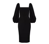 Swing Fashion Women's Giselle | Schwarz Bleistiftkleid | Damen Etuikleider | Festliches Abendkleid | Partykleid | Cocktailkleider | Sexy Tailliertes Enges Kleid 38 (M)