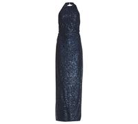 SWING - Figurbetontes Abendkleid aus elastischer Paillette mit amerikanischem Ausschnitt navy - Gr. - 38