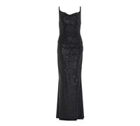 SWING - Figurbetontes Abendkleid aus glitzerndem Jersey black - Gr. - 42