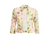 SWING - Floral bedruckter Scuba Blazer khaki green/multi - Gr. - 44