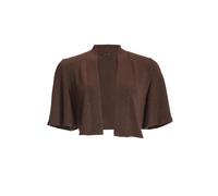 SWING - Jersey Bolero mit weiten Ärmeln chocolate brown - Gr. - 34
