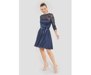 SWING Kleid in Dunkelblau - Größe 44 | Damen Kleider