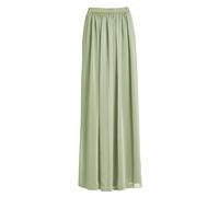SWING - Rock aus Crinkle Chiffon khaki green, 4OS