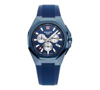 Swiss Alpine Military Herren Uhr Chronograph Analog Quarz 7005.9895SAM Silikon