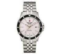 Swiss Alpine Military 7022.1 Herren-Armbanduhr Analog Quarz Edelstahl, Stahl/Silber/1132sam, Armband