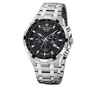 Swiss Alpine Military by Grovana Herrenuhr Chrono 10 ATM Black 7043.9137SAM