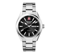 Swiss Alpine Military by Grovana Herrenuhr mit Edelstahlband ETA 2836-2 Automatik Saphirglas 10 ATM DayDate 7090.2137SAM