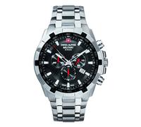 Swiss Alpine Military Herren Armbanduhr Chronograph Quarz 10ATM Swiss Made Star ...