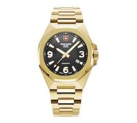 Swiss Alpine Military Herren Armbanduhr Typhoon mit Edelstahlarmband, 10 Bar, 42 mm, 70.051.117