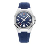 Swiss Alpine Military Herren Armbanduhr Typhoon mit Silikonarmband, 10 Bar, 42 mm, 70.051.835