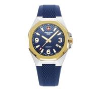 Swiss Alpine Military Herren Armbanduhr Typhoon mit Silikonarmband, 10 Bar, 42 mm, 70.051.845