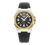 Swiss Alpine Military Herren Armbanduhr Typhoon mit Silikonarmband, 10 Bar, 42 mm, 70.051.847