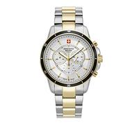 Swiss Alpine Military Herren Chronograph Douglas mit Edelstahlarmband, 10 Bar, 44 mm, 70.899.142