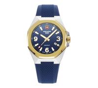Swiss Alpine Military Herren Uhr Analog Quarz 7005.1845SAM Silikon