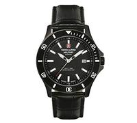 Swiss Alpine Military Herren Uhr Analog Quarz 7022.1577SAM Leder