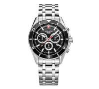 swiss alpine military Herren Uhr Analog Quarz Chronograph 7034.9137SAM Edelstahl