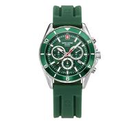 Swiss Alpine Military Herren Uhr Analog Quarz Chronograph 7034.9834SAM Silikon