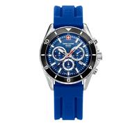 Swiss Alpine Military Herren Uhr Analog Quarz Chronograph 7034.9836SAM Silikon