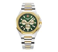 Swiss Alpine Military Herren Uhr Chronograph Analog Quarz 7005.9144SAM Edelstahl