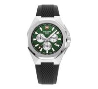 Swiss Alpine Military Herren Uhr Chronograph Analog Quarz 7005.9834SAM Silikon