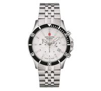 Swiss Alpine Military Herren Uhr Chronograph Analog Quarz 7022.9132SAM Edelstahl