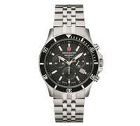 Swiss Alpine Military Herren Uhr Chronograph Analog Quarz 7022.9137SAM Edelstahl