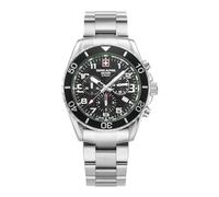 swiss alpine military Herren Uhr Chronograph Analog Quarz 7029.9 Edelstahl