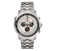 Swiss Alpine Military Herren Uhr Chronograph Analog Quarz 7078.9132SAM Edelstahl