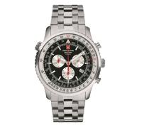 Swiss Alpine Military Herren Uhr Chronograph Analog Quarz 7078.9137SAM Edelstahl