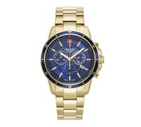 Swiss Alpine Military Herren Uhr Chronograph Analog Quarz 7089.9115SAM Edelstahl