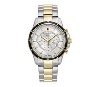Swiss Alpine Military by Grovana Herren Analog Schweizer Quarzwerk Uhr mit Edelstahl Armband 7089.9142SAM