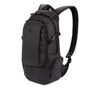 Swiss Gear 3598 schmaler Organizer-Rucksack, schmales Profil, ideal für Pendler, Wandern, Uni und Schule, Dunkelgrau