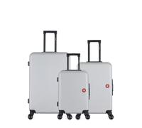 SWISS KOPPER SWISS KOPPER - 3er-Pack: Großer Koffer, mittelgroßer Koffer und Handgepäck SPIEZ - grau