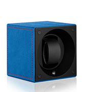 Swiss Kubik Velour Passion blau/rote Ziernaht Batteriebetrieb für 1 Automatikuhr