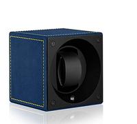Swiss Kubik Velour Windsor blau/gelbe Ziernaht Batteriebetrieb für 1 Automatikuhr