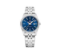 Swiss Military by Chrono Damen Uhr Armbanduhr Quarzwerk mit Edelstahl Metallarmband Analoge Damenuhr Silber SM34066.03