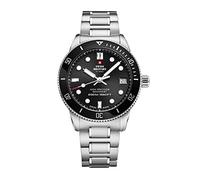 Swiss Military by Chrono Damen Uhr Armbanduhr Quarzwerk mit Edelstahl Metallarmband Analoge Damenuhr Silber SM34089.01