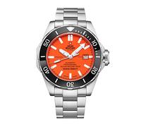 Swiss Military by Chrono Herren Uhr Armbanduhr Automatik Uhrwerk mit Edelstahl Metallarmband Analoge Herrenuhr Silber Schwarz SMA34092.03