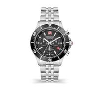 Swiss Military Hanowa Flagship X Chrono Herrenuhr mit Echtlederarmband oder Edelstahlband 10 ATM Saphirglas