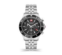 SWISS MILITARY HANOWA - FLAGSHIP X - Chronograph - Metallarmband - black dial