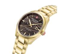 Swiss Military Hanowa SMWGH0006010 Herrenuhr Golden Beech Edelstahlband Saphirglas