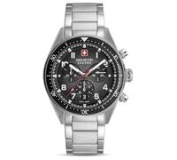 Swiss Military Hanowa Greyhound Chrono Herrenuhr Ø 43 mm mit Lederband oder Metallarmband und Saphirglas